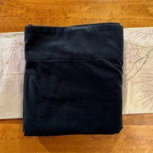 Cotton Velvet West Elm Curtains Deep Blue Teal 2 Panels West Elm 48" x 105"